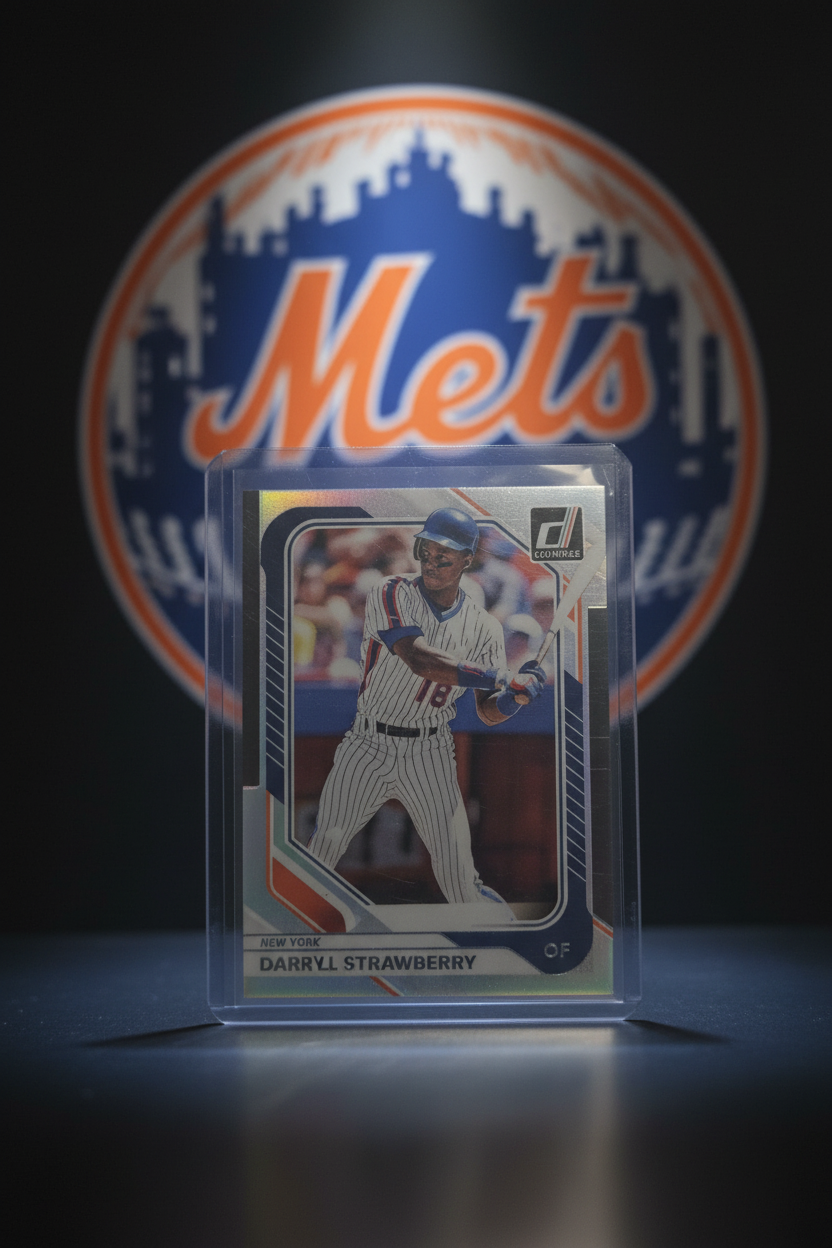 Darryl Strawberry Mets Card