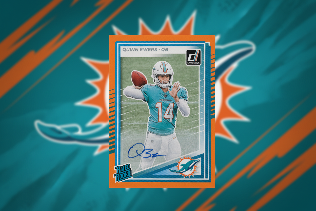 Dolphins Rated Rookie Auto - Dolphins Background