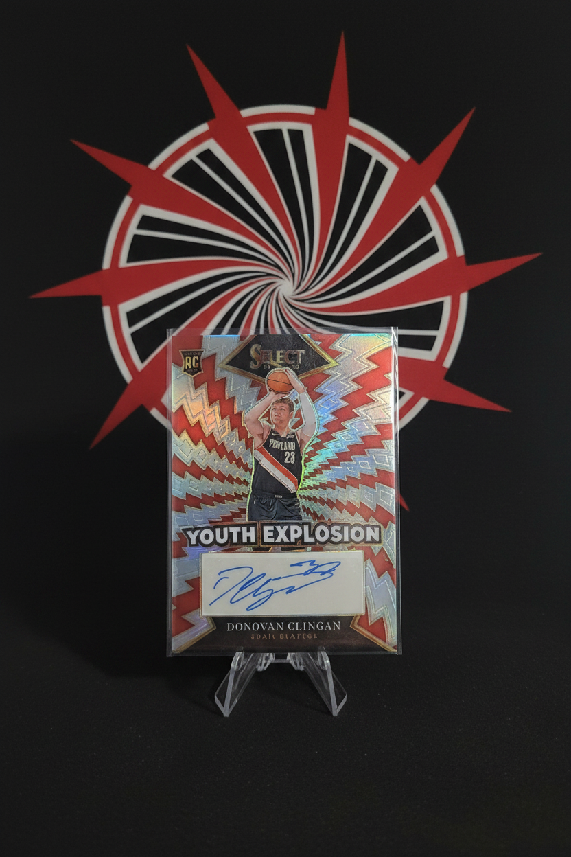Donovan Clingan Select Youth Explosion Prizm Auto