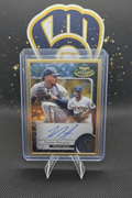 Freddy Peralta Brewers Gold Label Auto