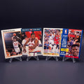 Lot of 4 Patrick Ewing New York Knicks vintage basketball cards