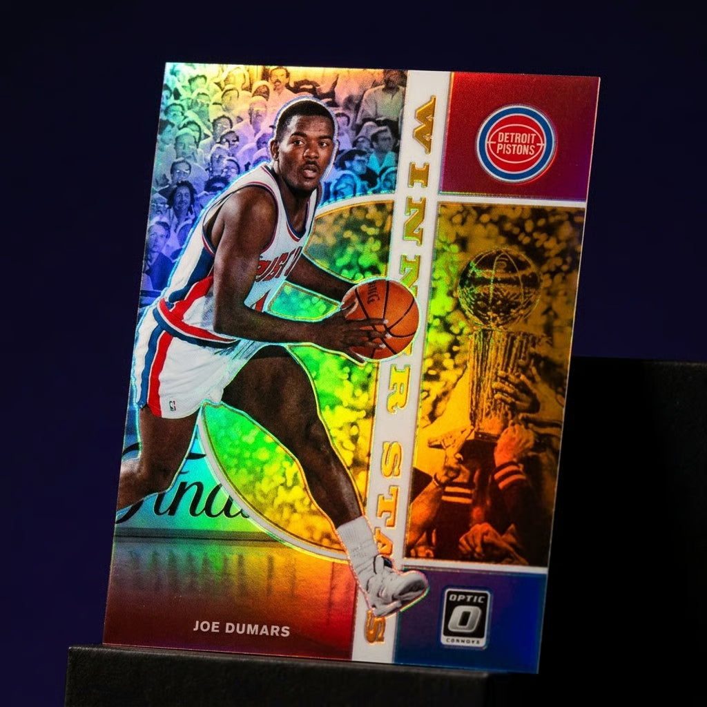 Joe Dumars 2019-20 Donruss Optic Winner Stays On – Pistons