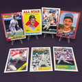 Lot of 7 Don Mattingly New York Yankees vintage baseball cards