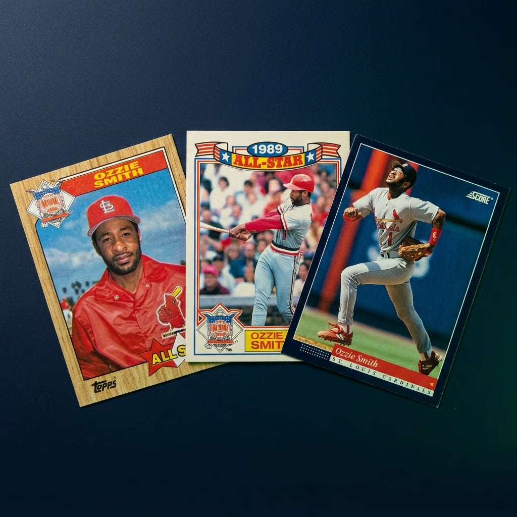 Ozzie Smith St. Louis Cardinals vintage baseball card Topps Score