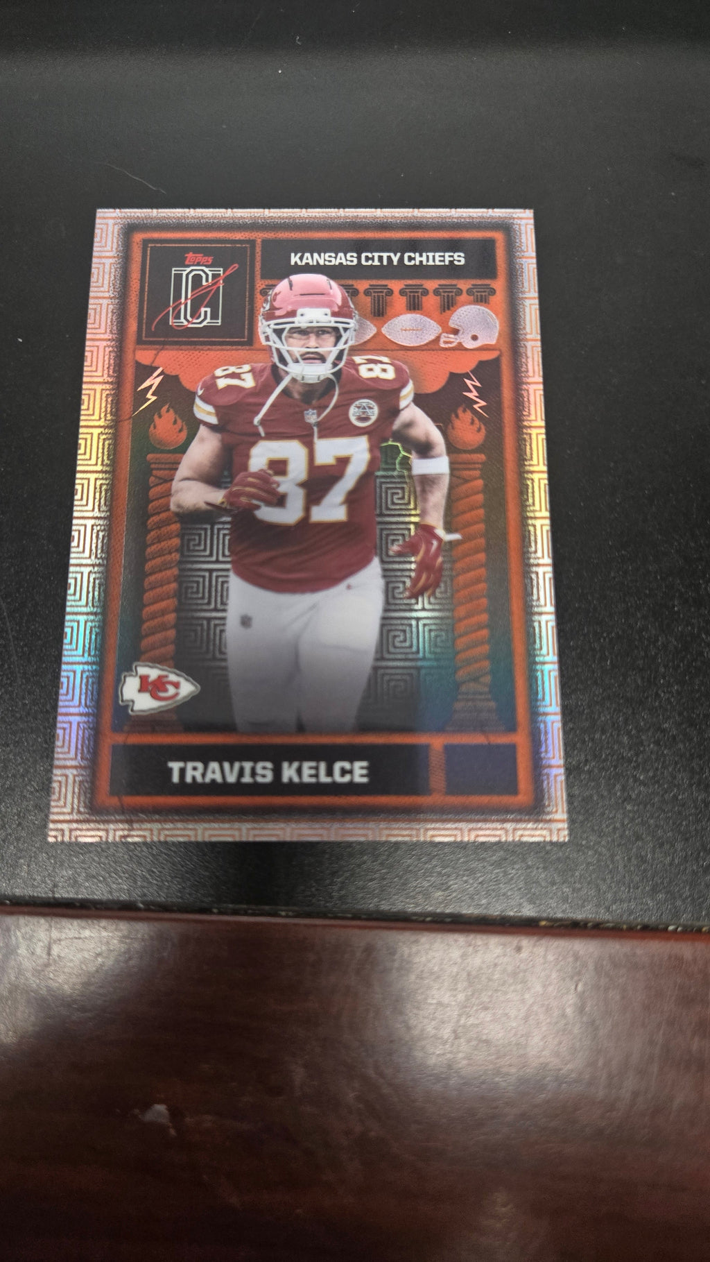 2025 Topps Odyssey Travis Kelce #OD-12 SSP short print Kansas City Chiefs football card front