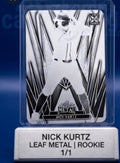 Nick Kurtz Leaf Metal EX Rookie 1/1 – Athletics