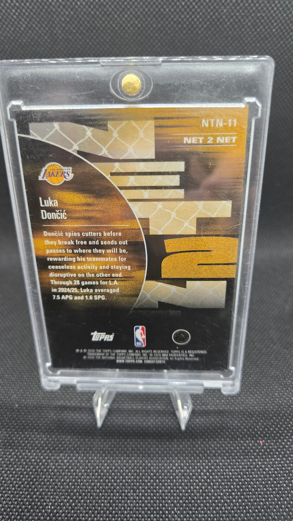 Luka Dončić 2024-25 NBA Hoops Net 2 Net #NTN-11 Los Angeles Lakers