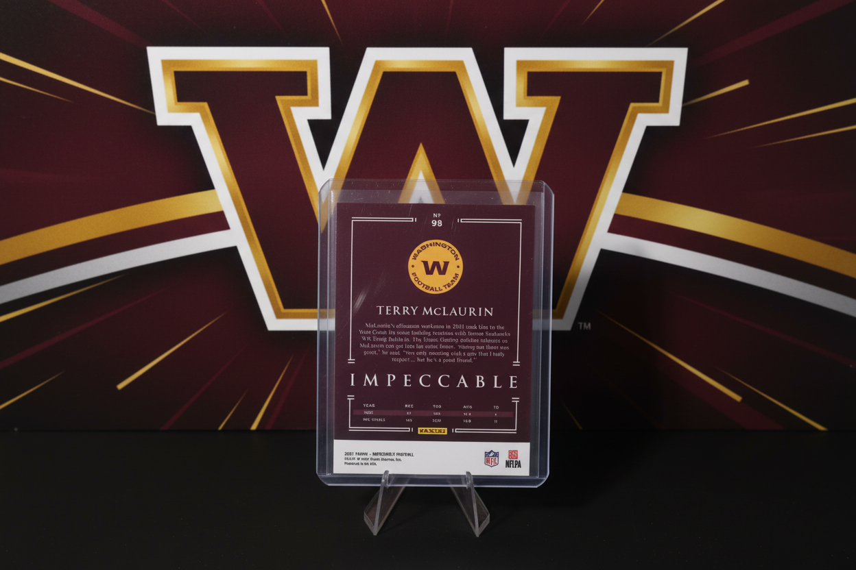Terry McLaurin Impeccable Back - Washington Background