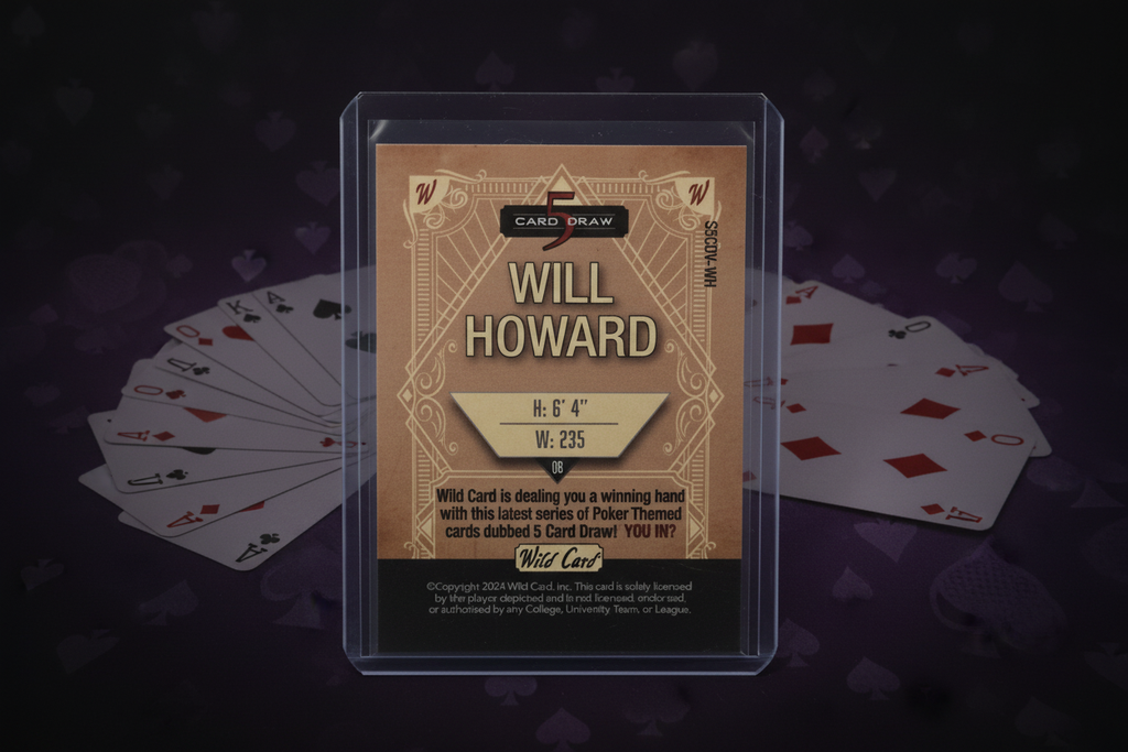 Will Howard Wild Card Front